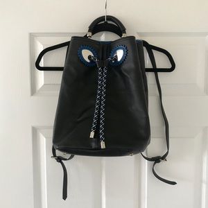 Black ZARA Drawstring Backpack